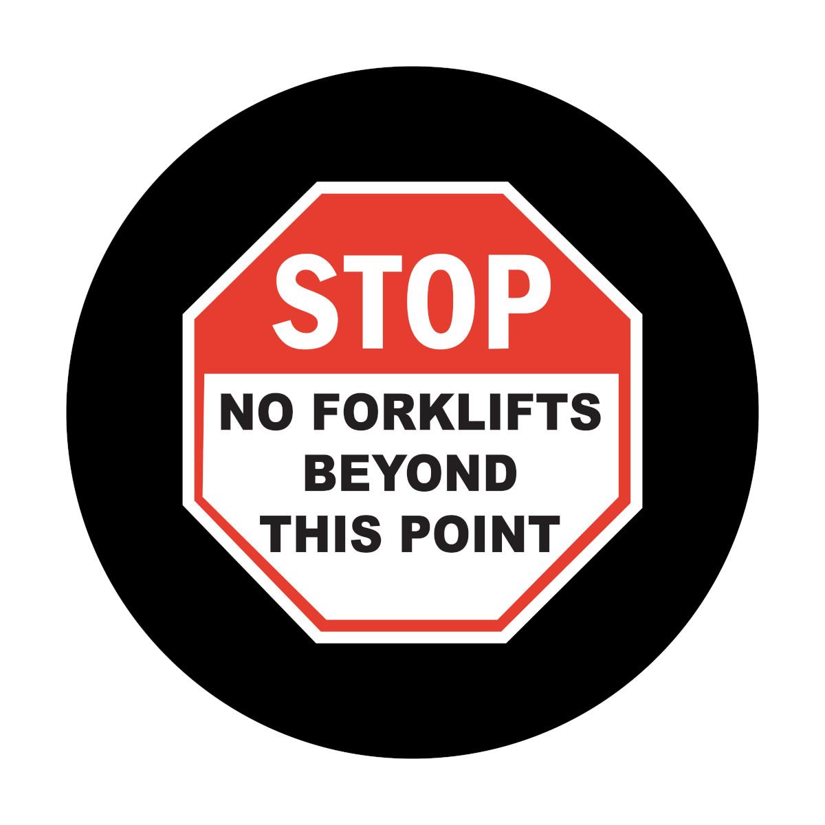 ACDT PVNT SIGNS CIRCLE BLACK/RED/WHITE