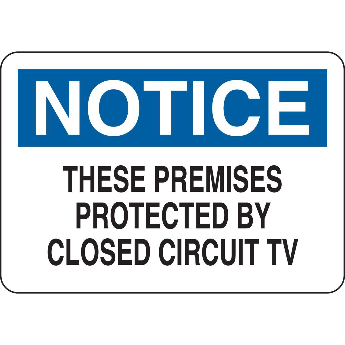 SIGN ADMITTANCE NOTICE 7IN 10IN SURF