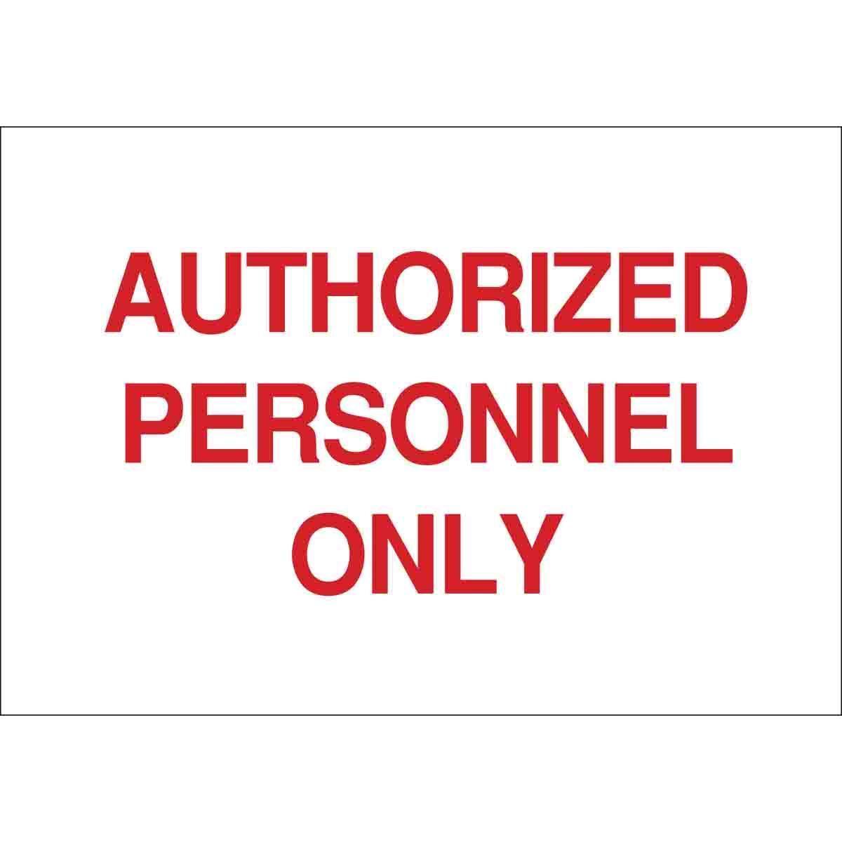 SIGN ADMITTANCE NO HDR 7IN 10IN R ON WHT