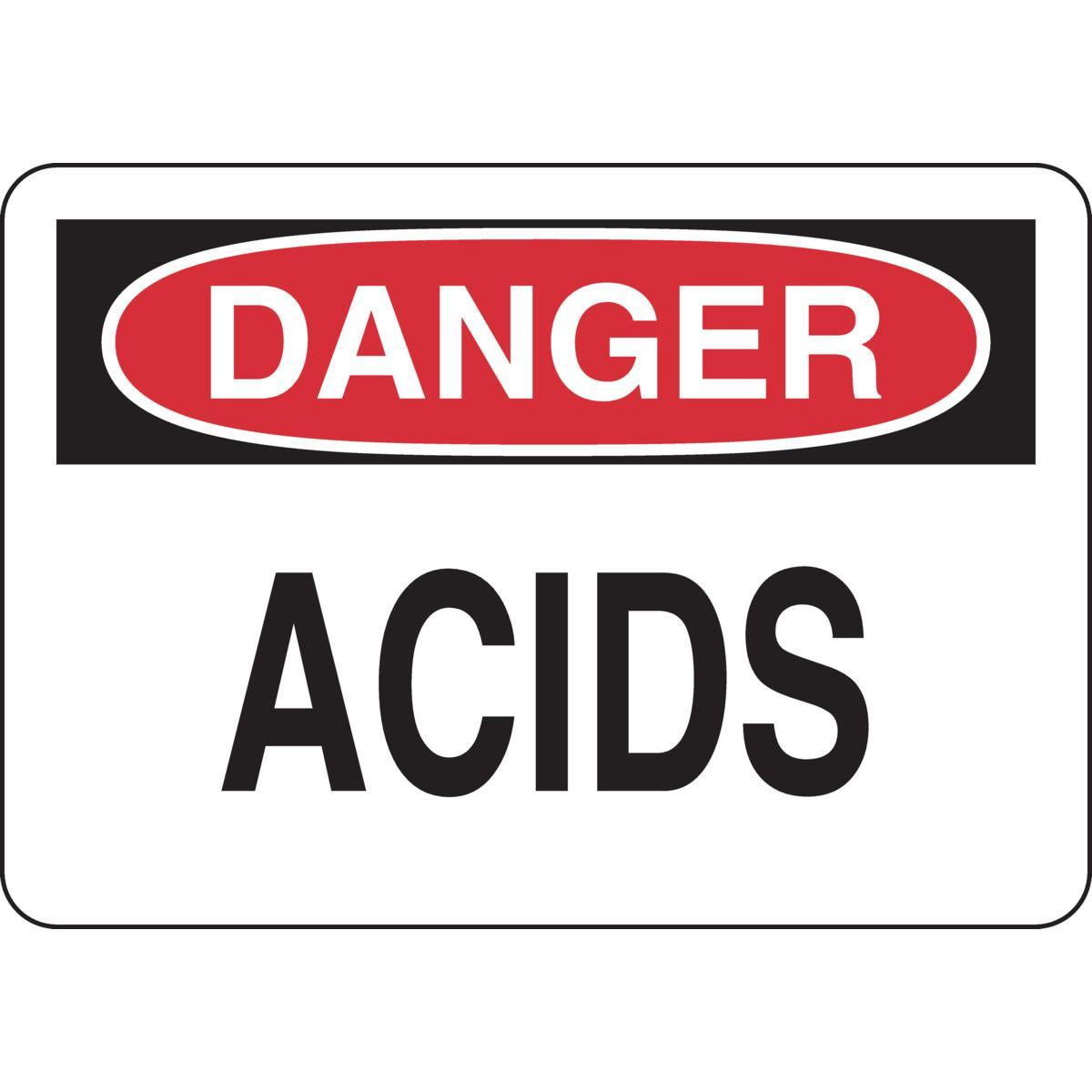 SIGN MATL HAZ AND CHEMICAL TEXT B-401 PS