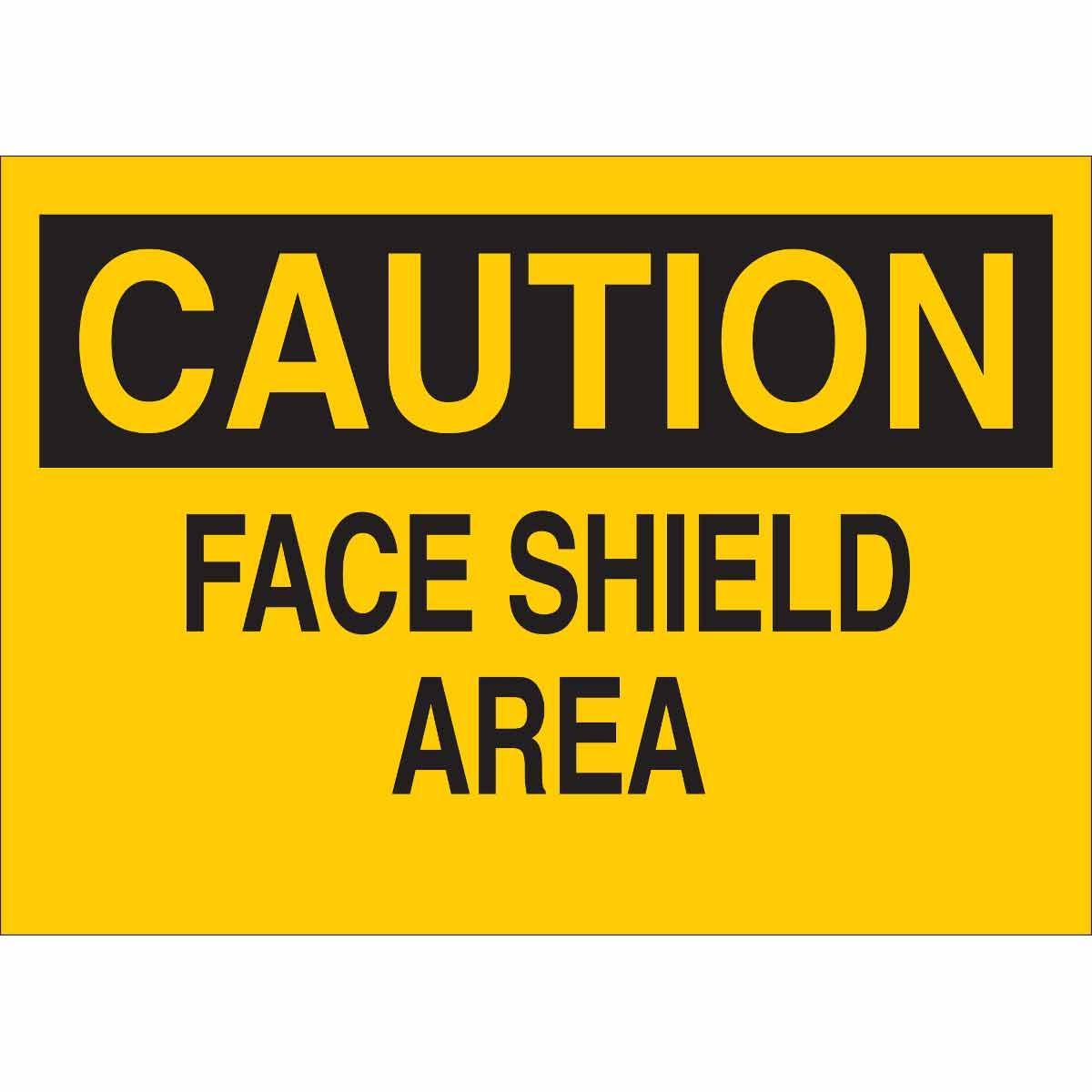 SIGN PROTECTION EYE CAUT 10IN 14IN TEXT