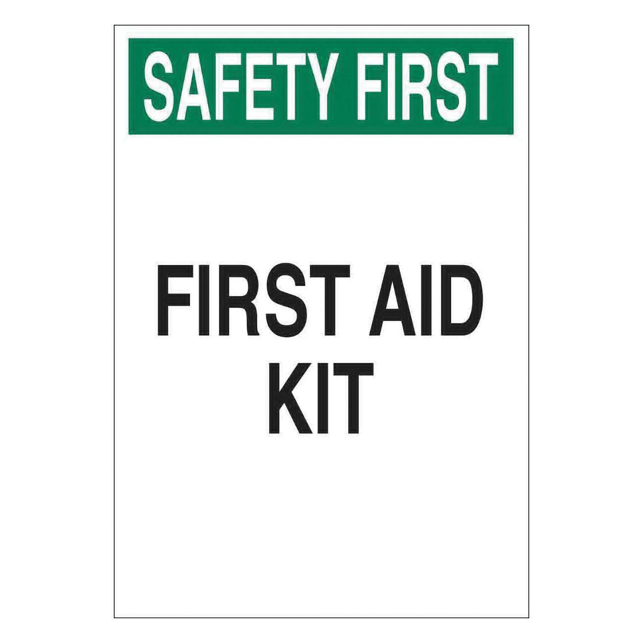 SIGN AID FIRST SAF FIRST 14IN 10IN SURF
