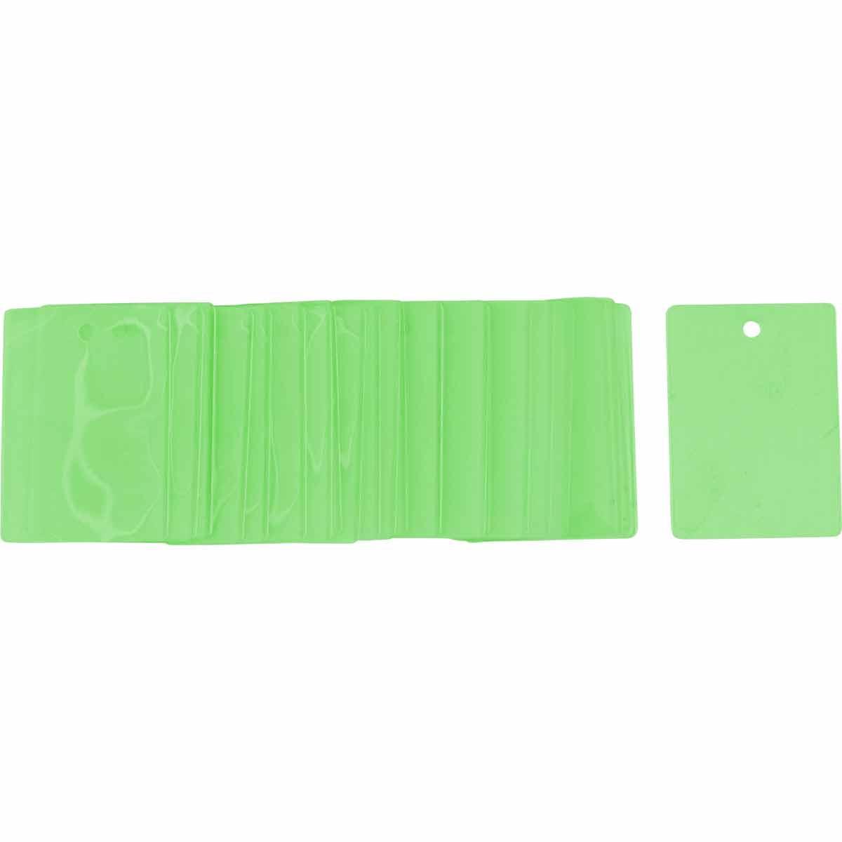 LAMINEER HOEZEN:GREEN POUCHES 3.5X2.5