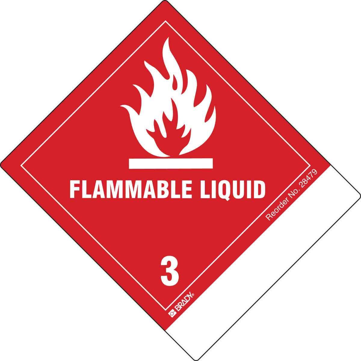 MATERIAL LABEL 4IN WHT ON R 100 PER PACK