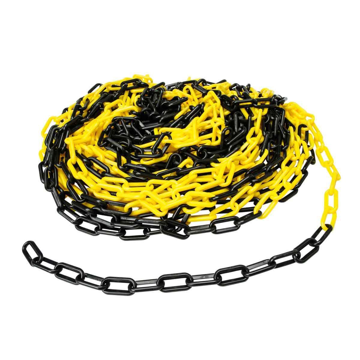 BRADYLINK WARNING CHAIN 2INX100 BLK/YLW