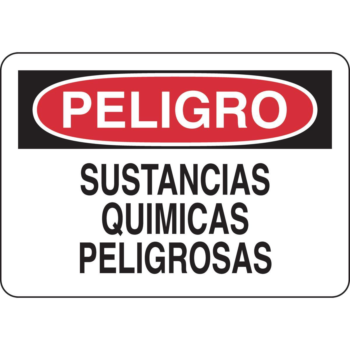 SIGN SAF TEXT B-401 PS COR HOLE 7IN 10IN