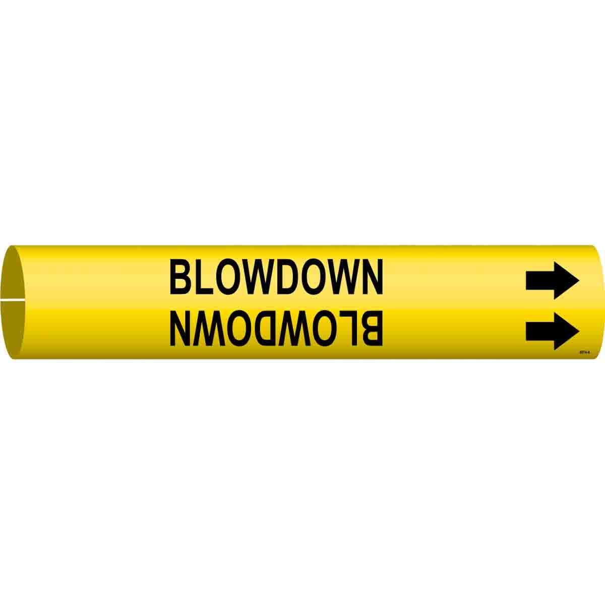 MARKER PIPE BLWDN W R ARROW SYM 13/16IN