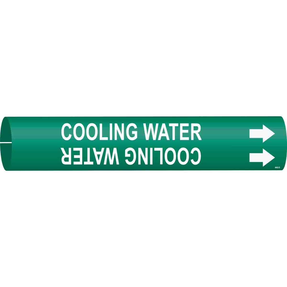 MARKER PIPE COOLING WTR W R ARROW SYM