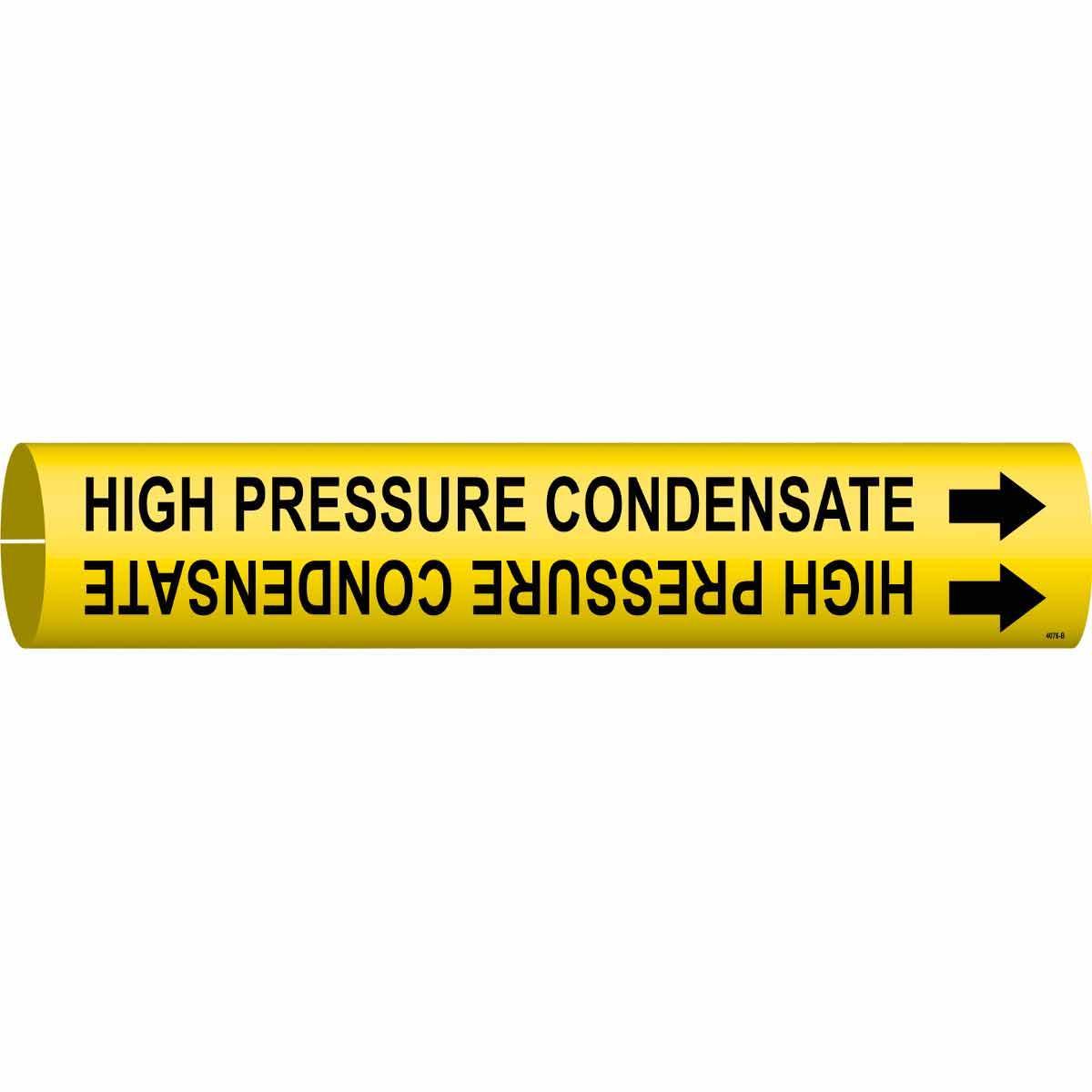 MARKER PIPE HP CONDENSATE W R ARROW SYM