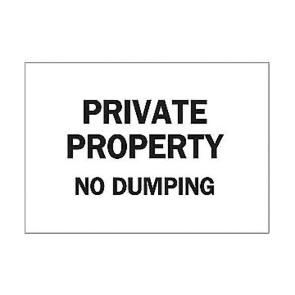 SIGN ADMITTANCE PRIVATE PROP 10IN 14IN