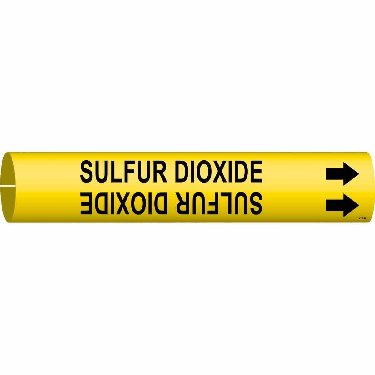MARKER PIPE SULFUR DIOXIDE W R ARROW SYM