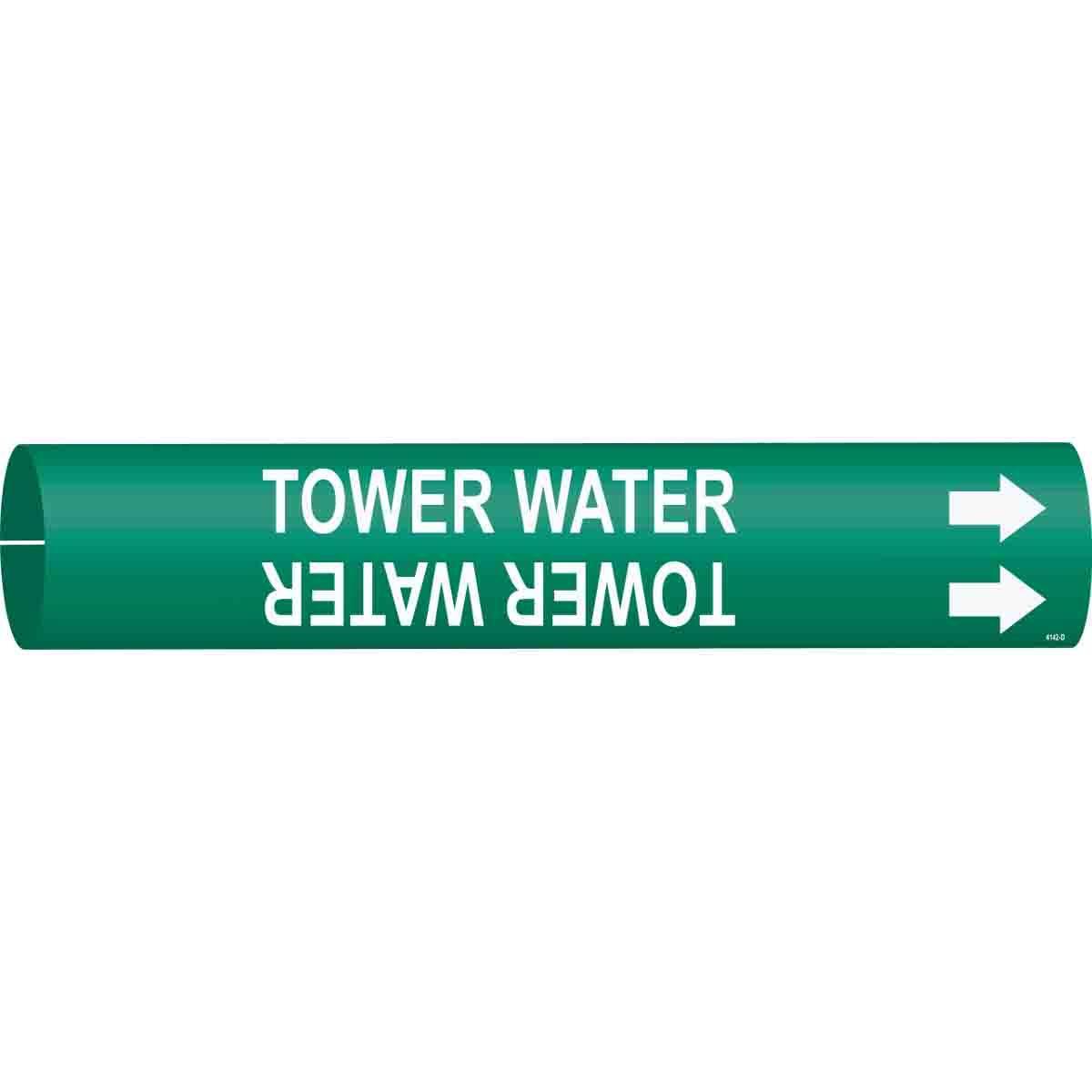 MARKER PIPE TWR WTR W R ARROW SYM 1