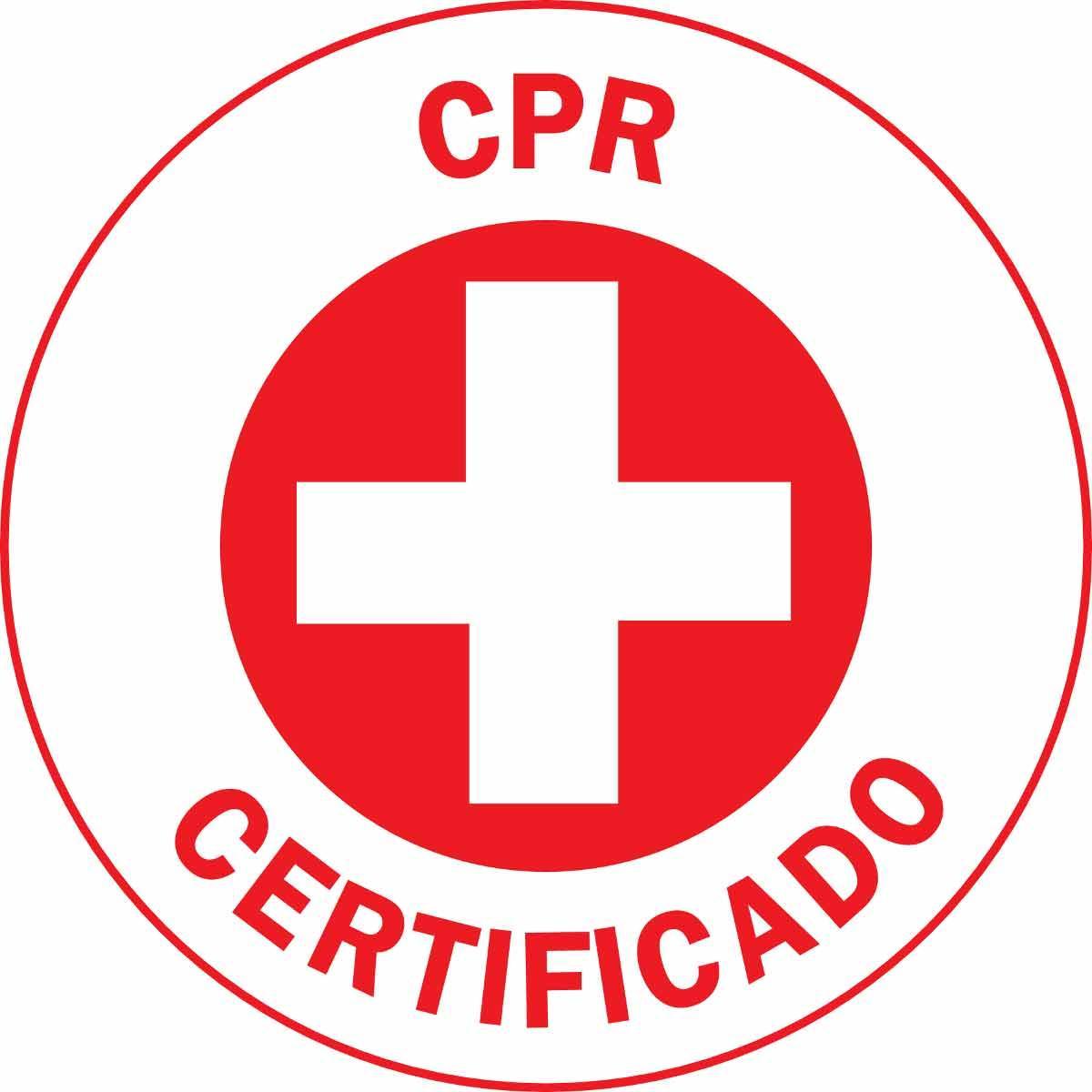 LABEL EMBLEM 2IN CPR CERTIFICADO