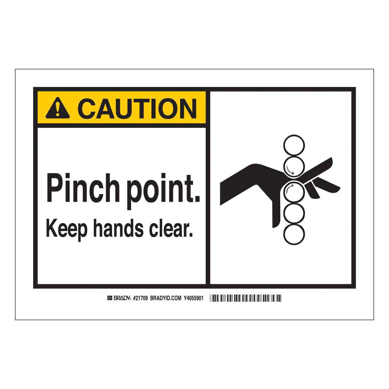 SIGN ALERT B-302 POLYEST SELF-ADH
