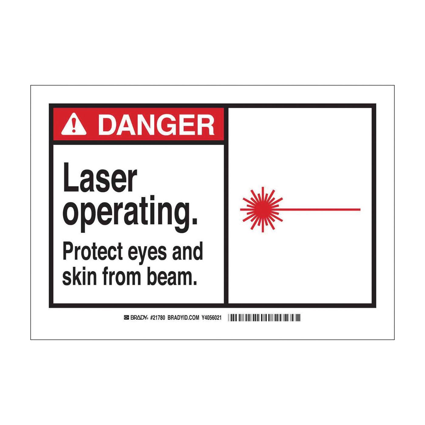 SIGN ALERT TEXT B-302 POLYEST SELF-ADH