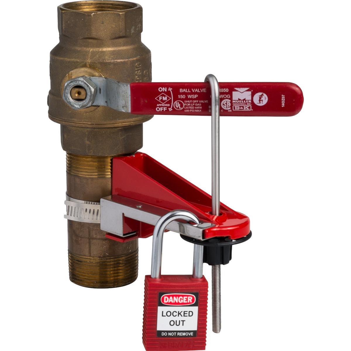 PADLOCK SAF BK FIBERGLASS REINFORCED NYL
