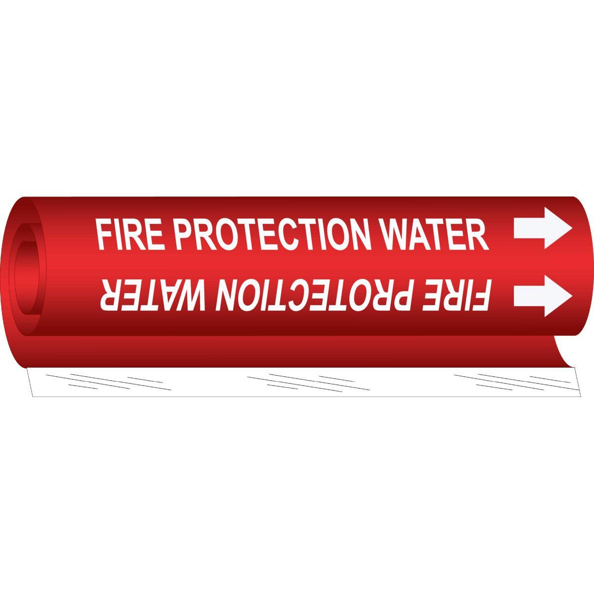 MARKER PIPE WHT ON R 1/2 TO 1-3/8IN 5IN