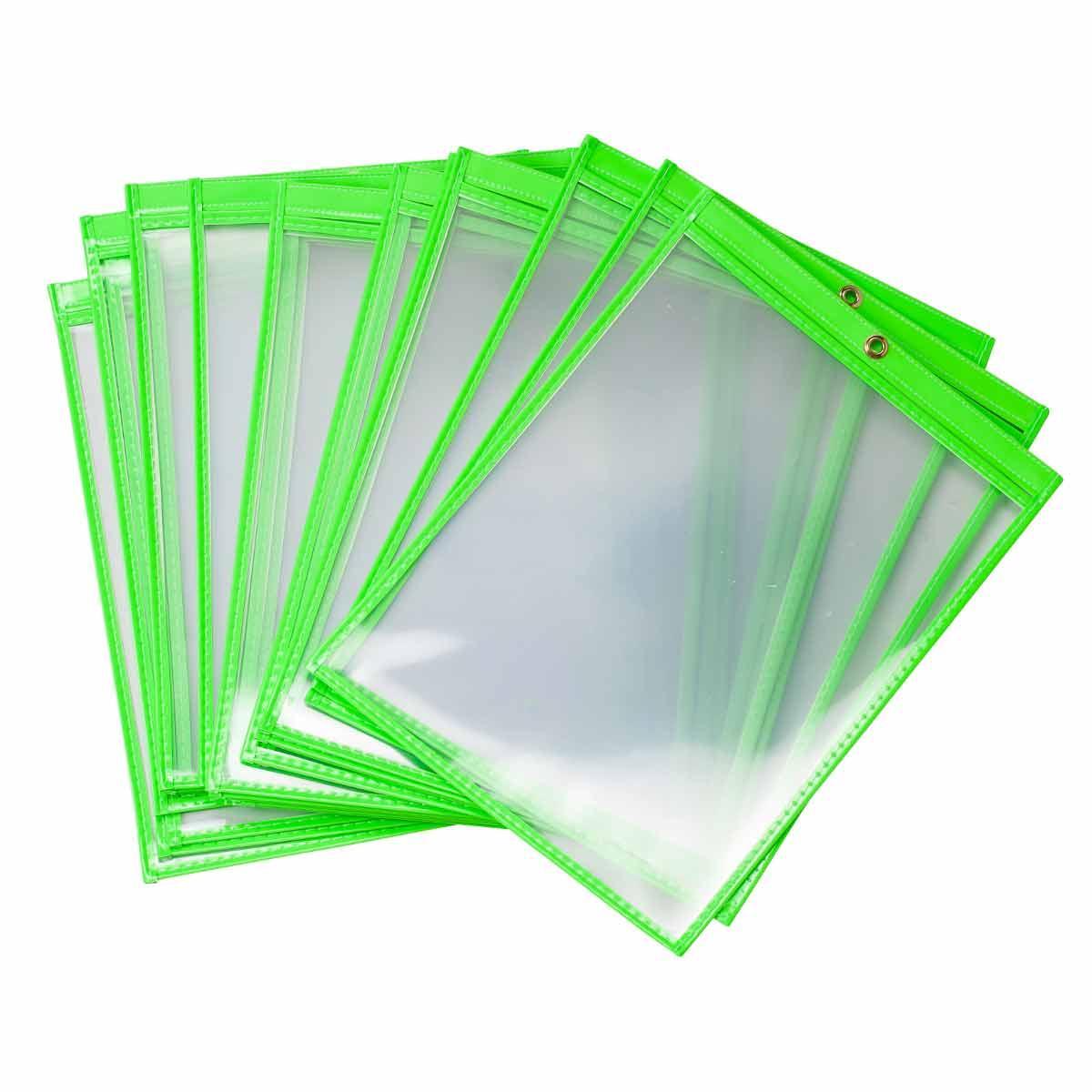 9INW X 12INH GREEN FLUORESCENT 25/PACK