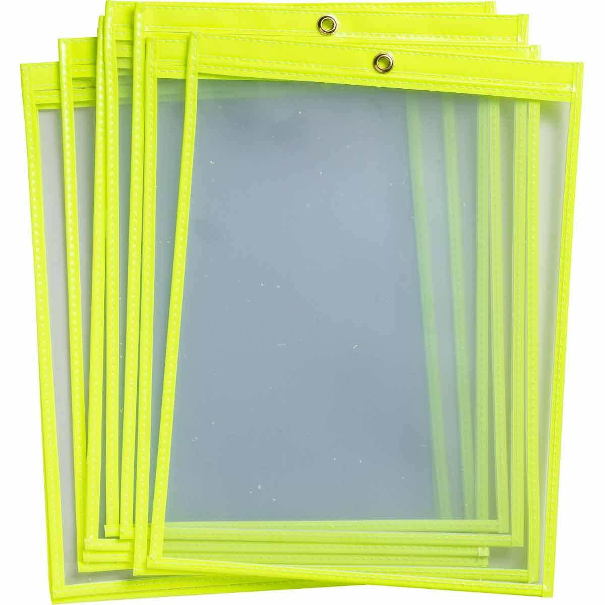 9INW X 12INH YELLOW FLUORESCENT 25/PACK