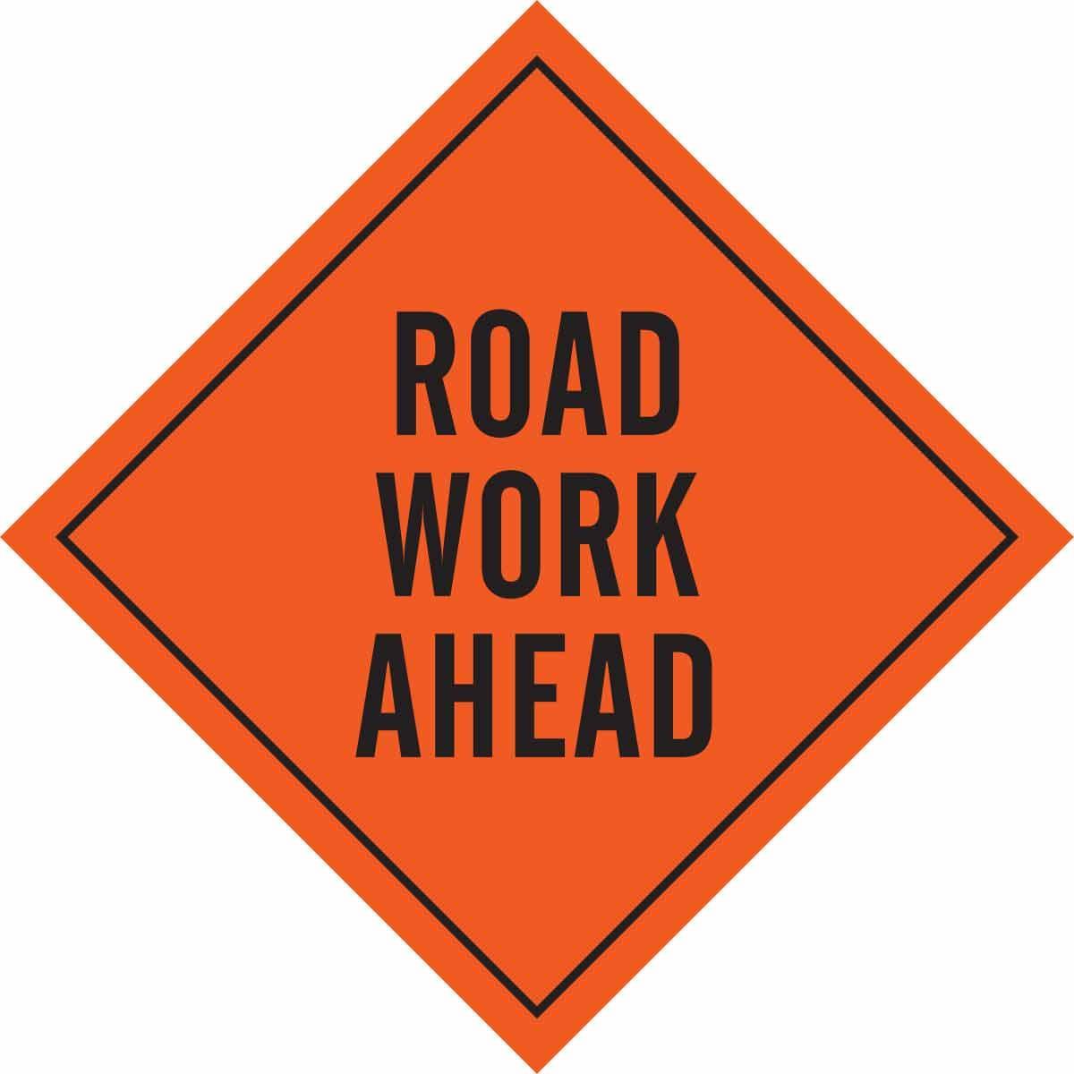 SIGN ROLL-UP TEXT REFLECTIVE VINYL 36IN