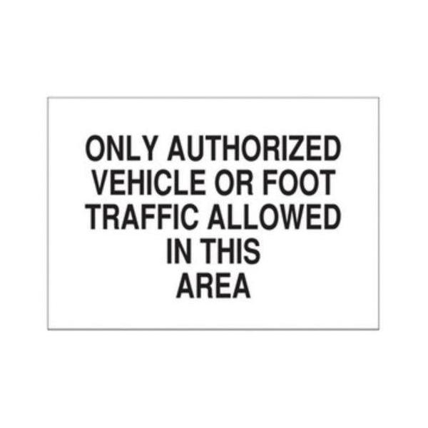 SIGN ADMITTANCE NO HDR TEXT SURF 10IN