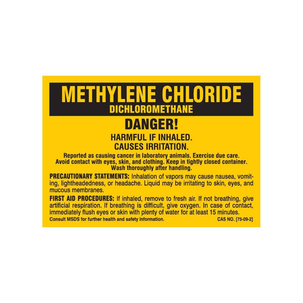 MATERIAL LABEL 2IN BK ON YEL 25 PER PACK