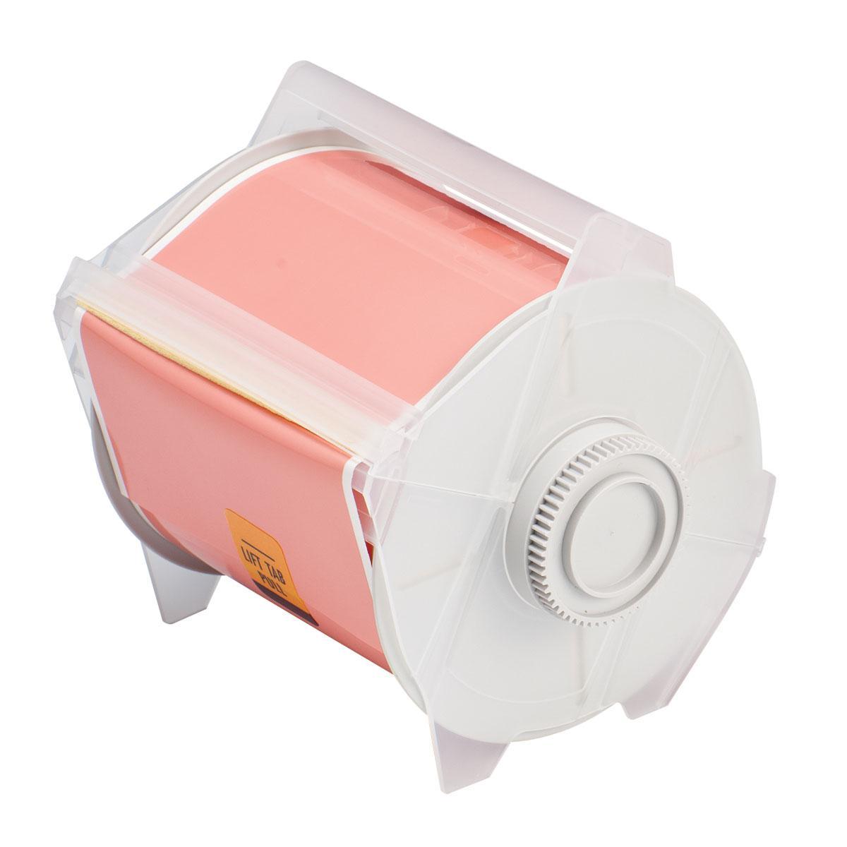 LABEL PTR 100FT 4IN PINK B-569 POLYEST