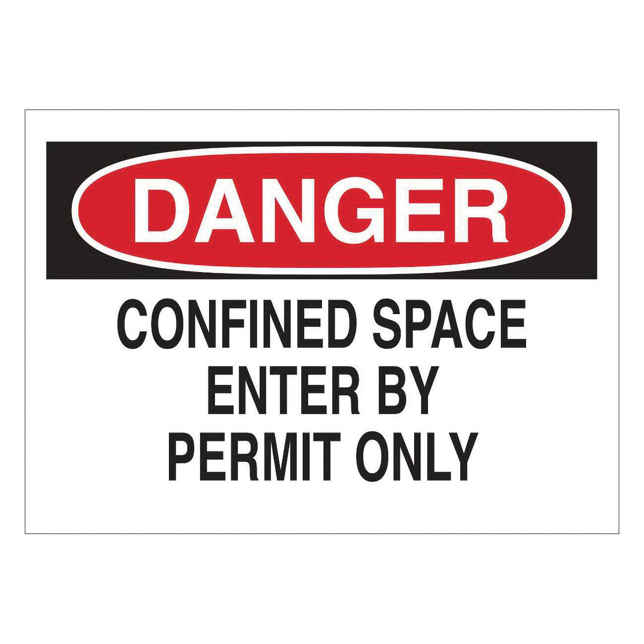 SIGN DANGER DANGER 3-1/2IN 5IN SELF-ADH