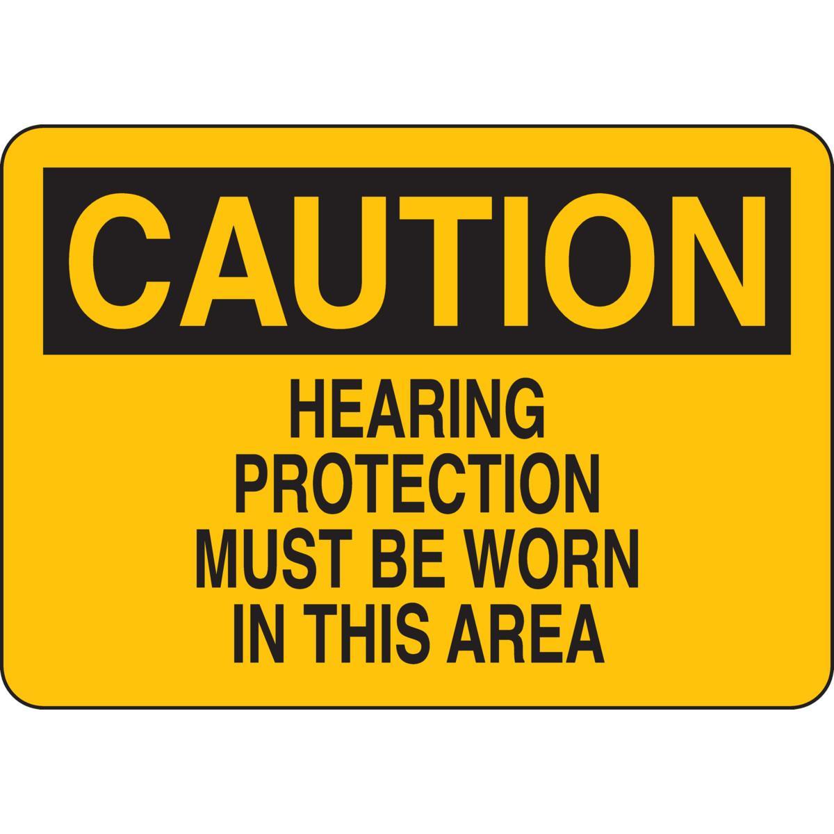 SIGN PROTECTION EAR 3-1/2IN 5IN SELF-ADH
