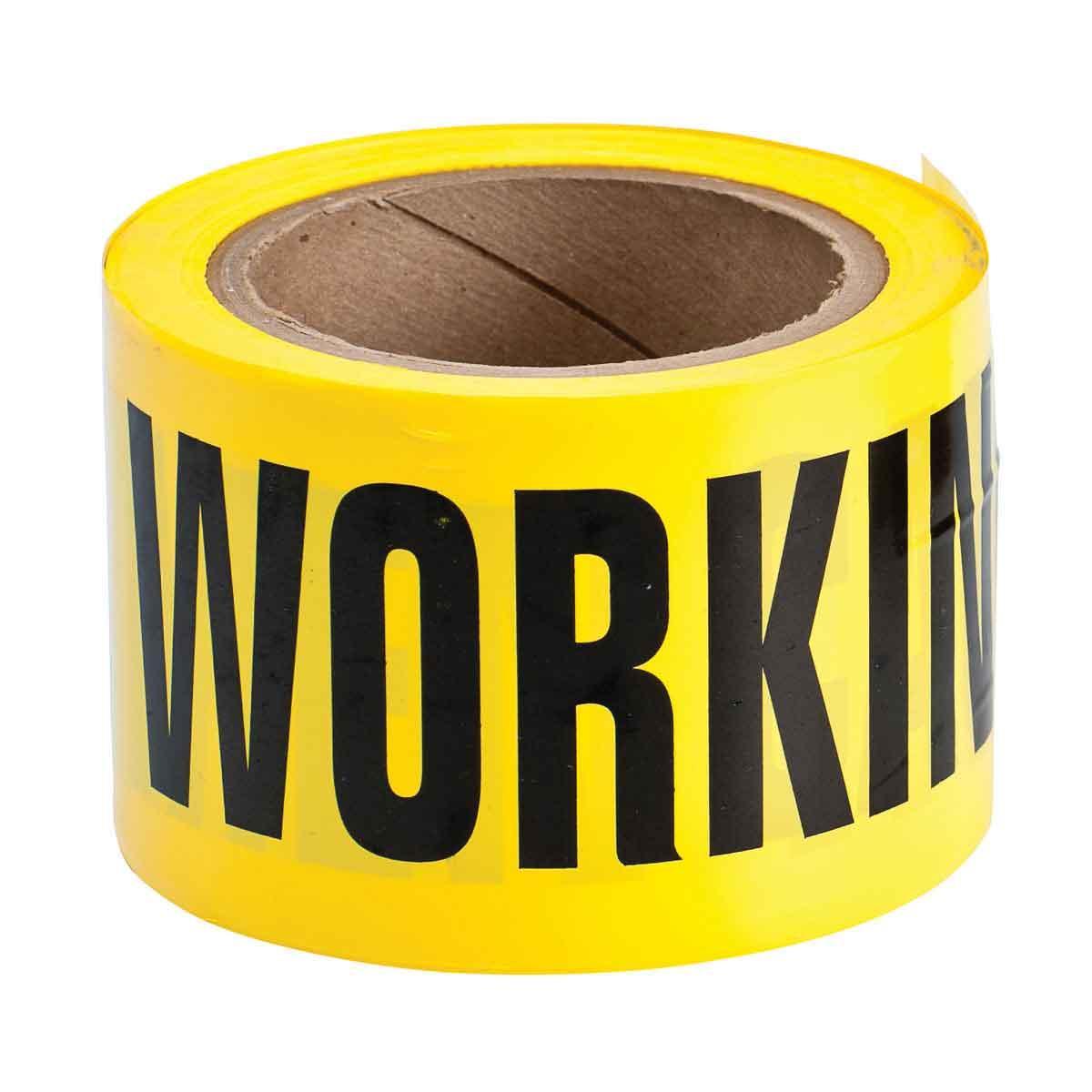 3IN X 200FT 3 MIL YLW/BLK LTRS