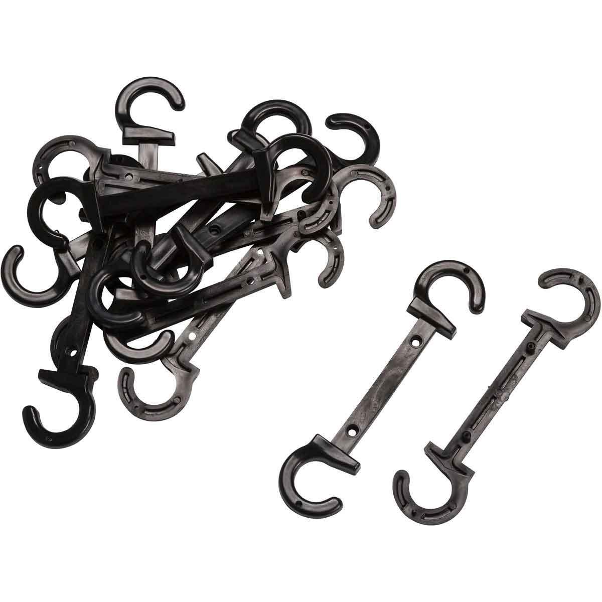 C HOOKS - 3IN - BLACK