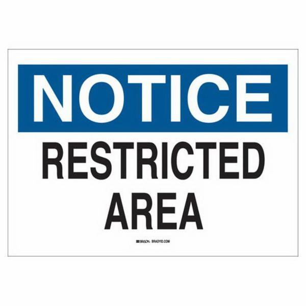 SIGN ADMITTANCE 7IN 10IN BK/R ON WHT