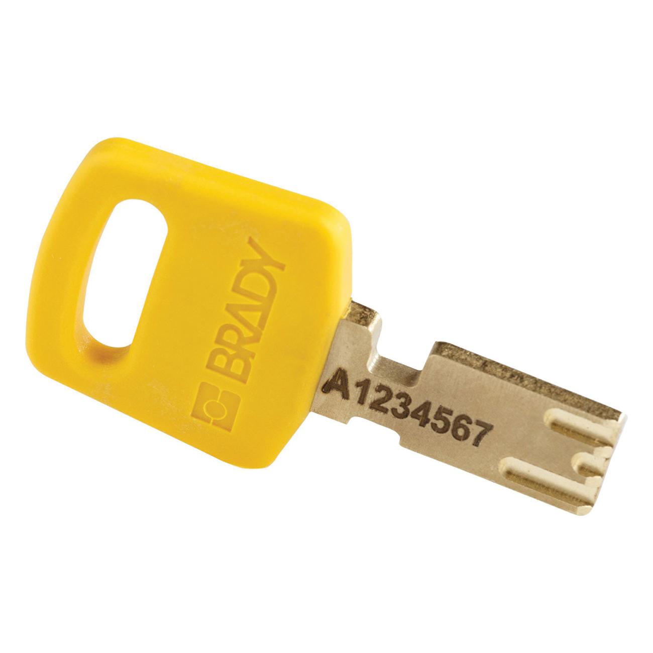 PADLOCK LOCKOUT DIFFERENT YEL 1/4IN STL