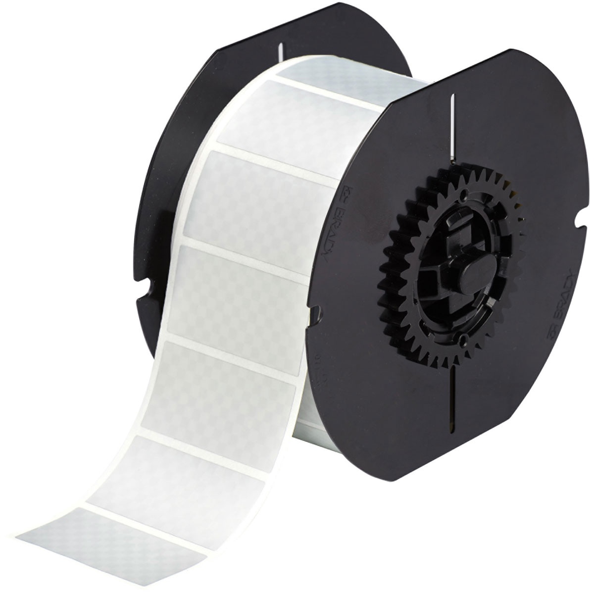 LABEL PTR 2IN 1IN SIL B-438 POLYEST RECT