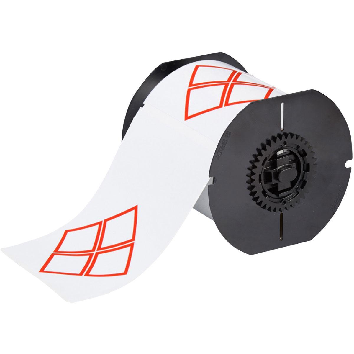LABEL PTR 4.13IN 6.1IN R ON WHT RECT B30