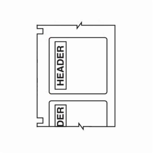 LABEL 4IN 6IN ANSI CAUT BK/YEL ON WHT