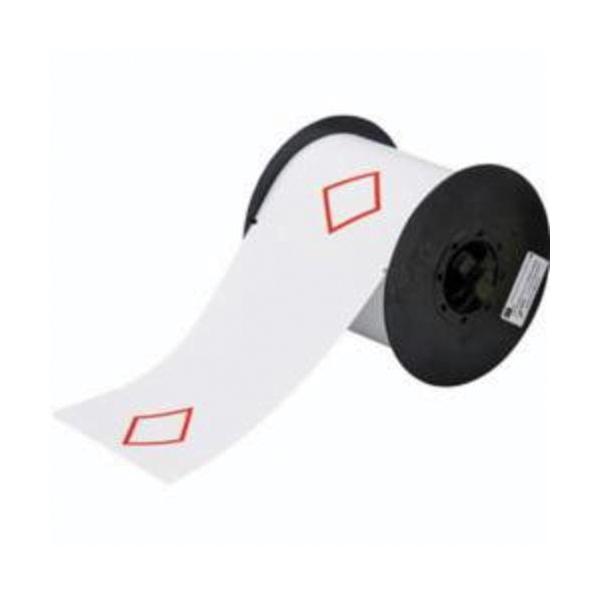 LABEL PTR 4.13IN 6.1IN R ON WHT RECT B30