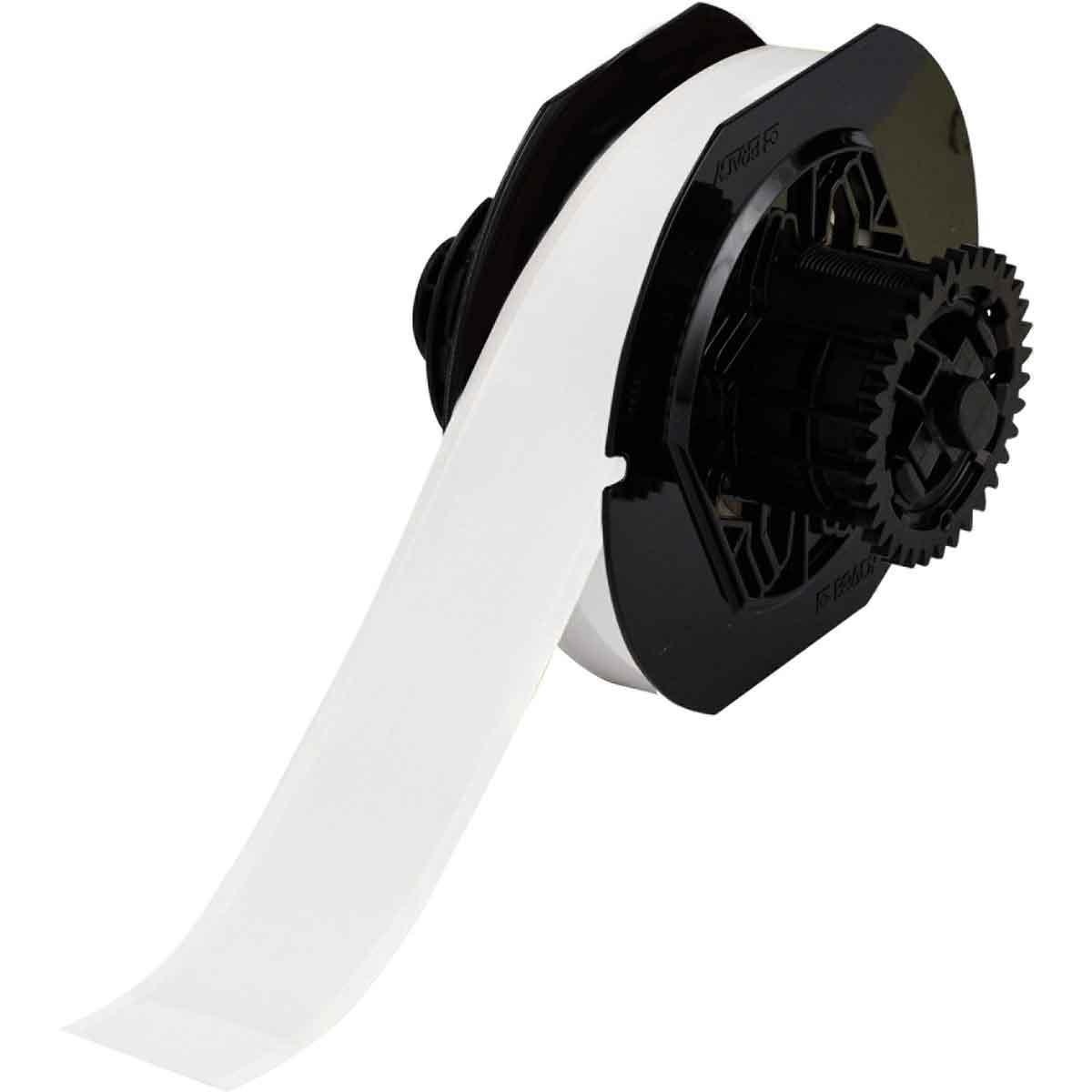 LABEL PTR 50FT 1-1/8IN WHT B-855 POLYEST