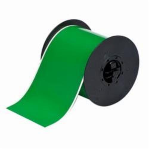 LABEL PTR 100FT 4IN GRN B-569 POLYEST