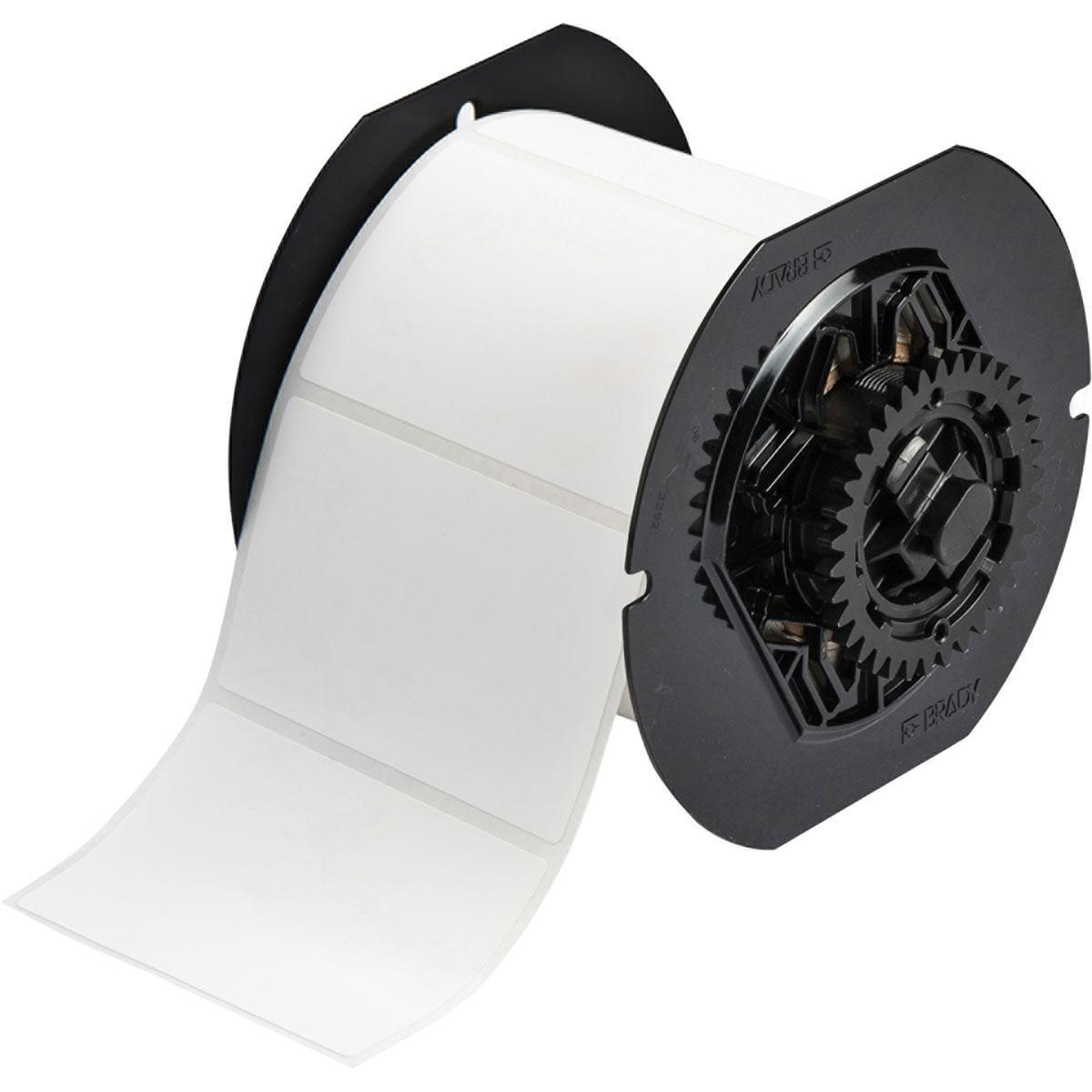 LABEL PTR 2IN 3IN BLK WHT B-425 PP RECT
