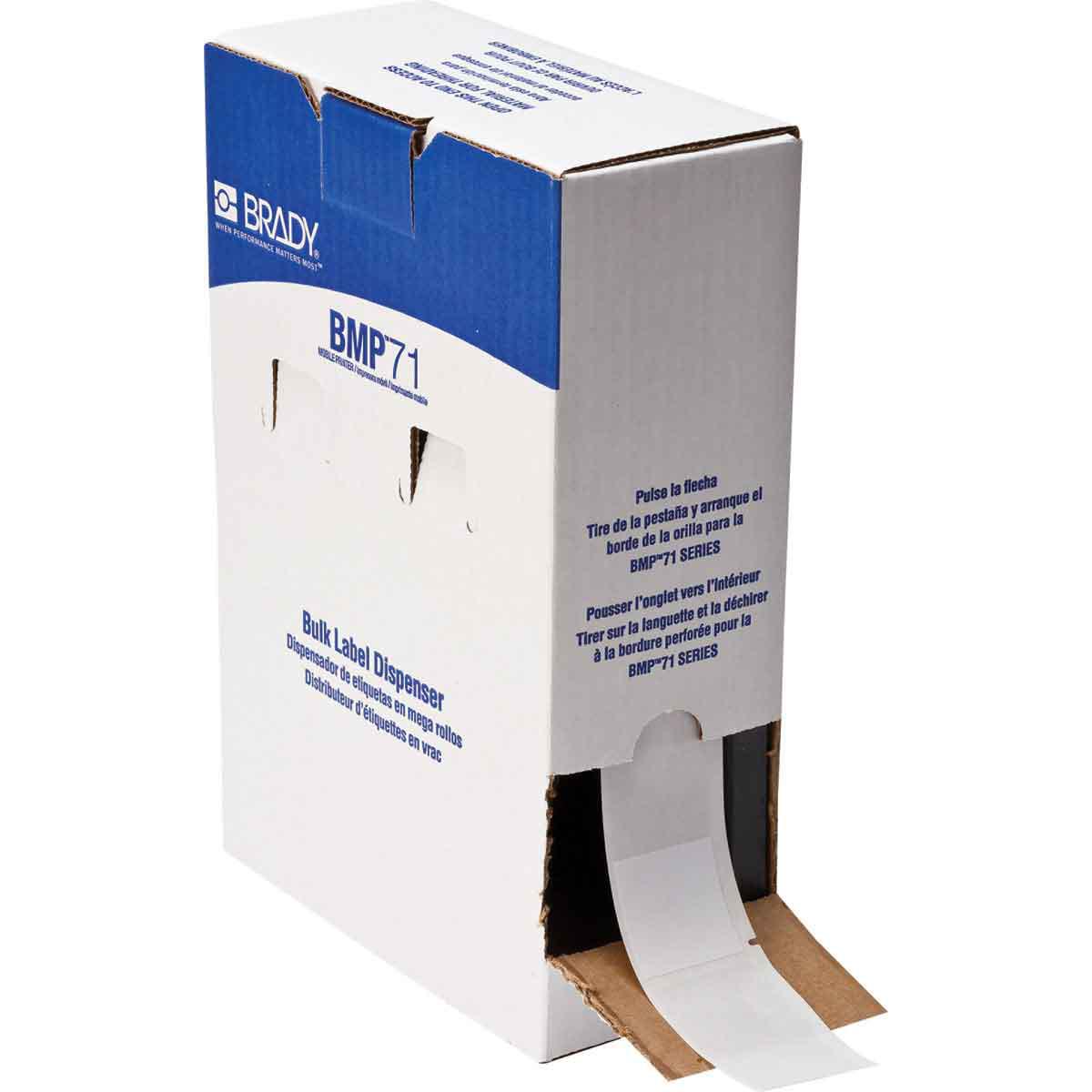W & COMPONENT LBL 1.5IN 1.5IN VINYL