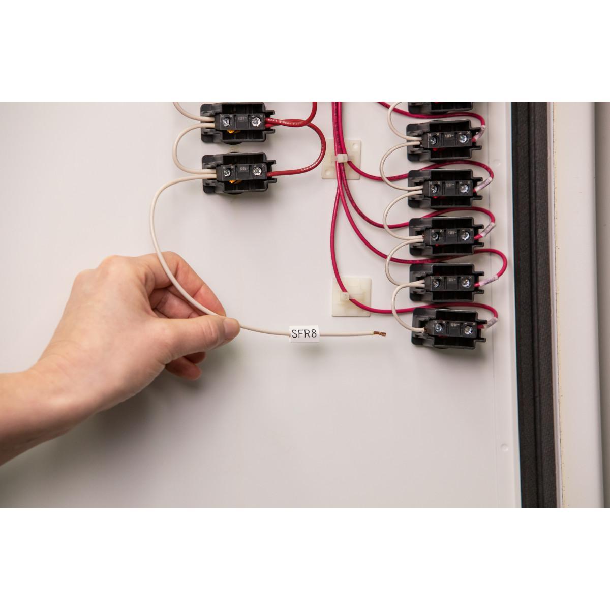 SLEEVE MKR W 20 TO 10AWG 1.015IN 1IN BLK