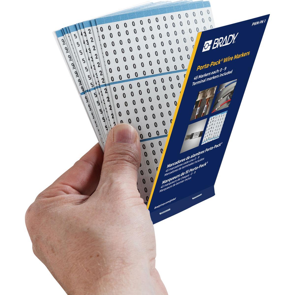 BOOK MKR W 1-1/2IN 0.2IN BK ON WHT