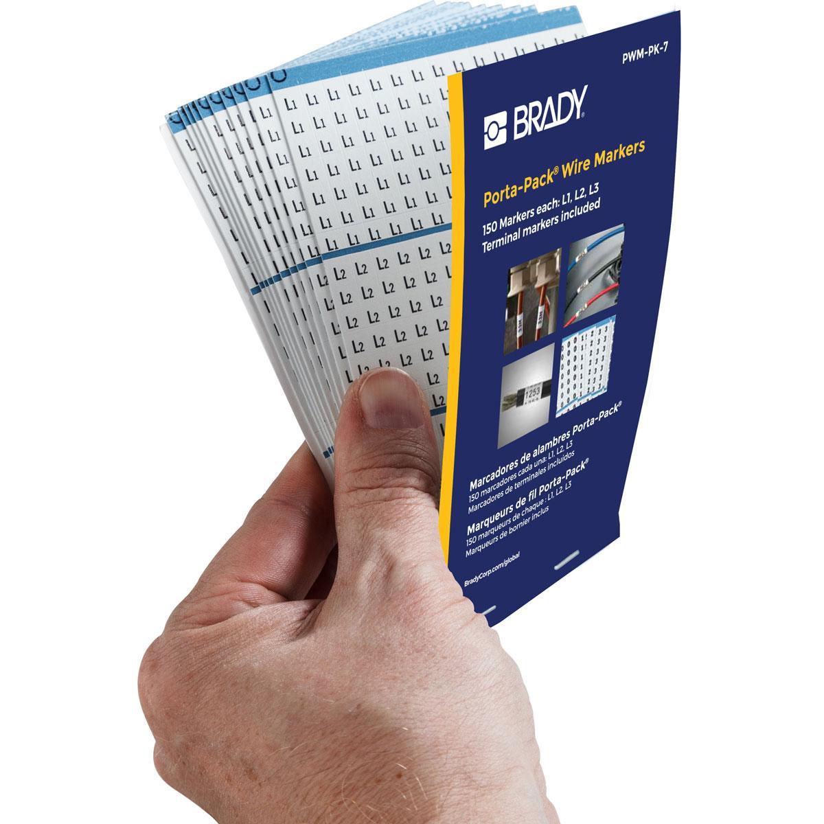 BOOK MKR W 1-1/2IN 0.2IN BK ON WHT