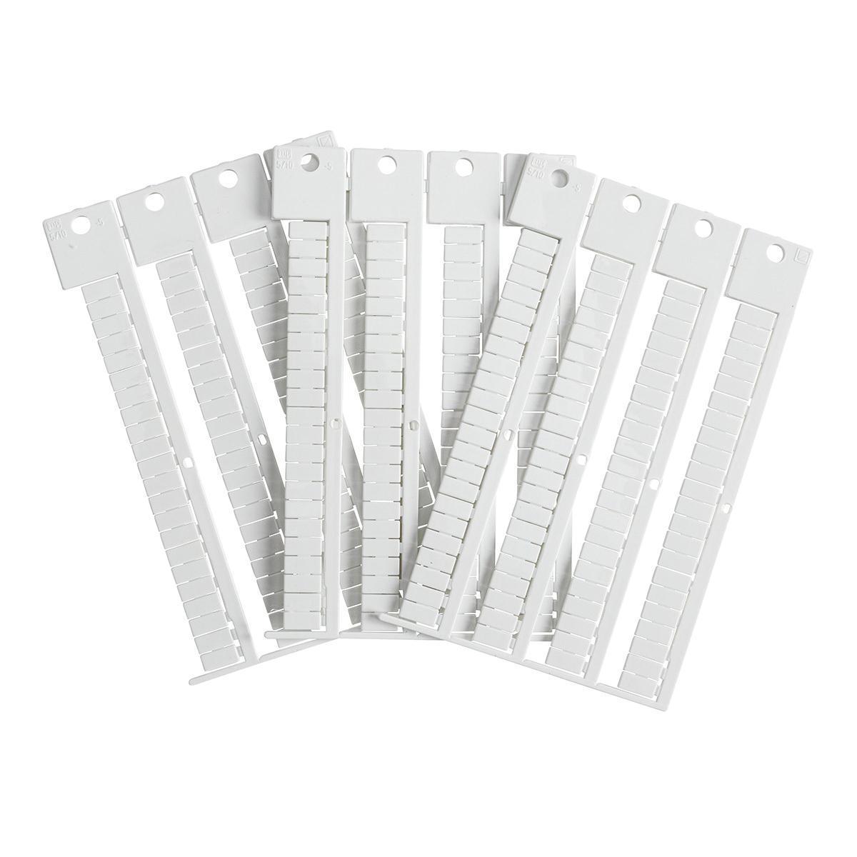 TAG BLK TERM 5MM B-236 POLYCARBONATE WHT