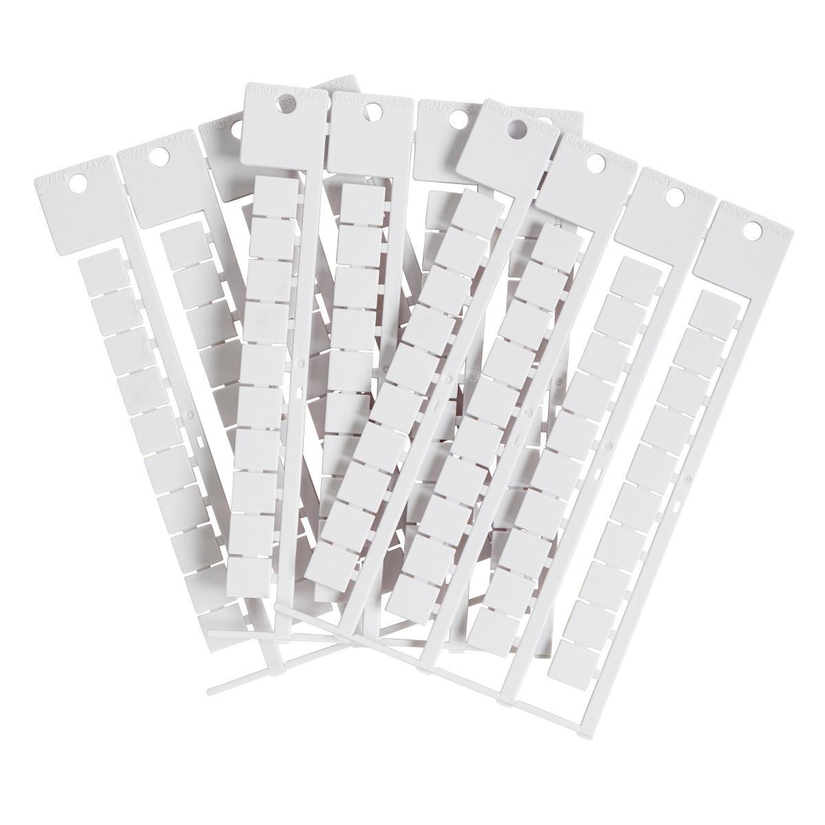 TAG BLK TERM 10MM 10MM WHT RGD