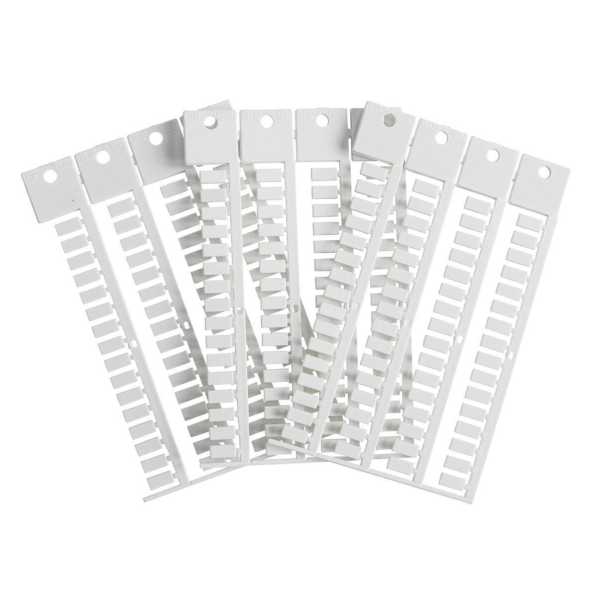 TAG BLK TERM 5MM B-236 POLYCARBONATE WHT