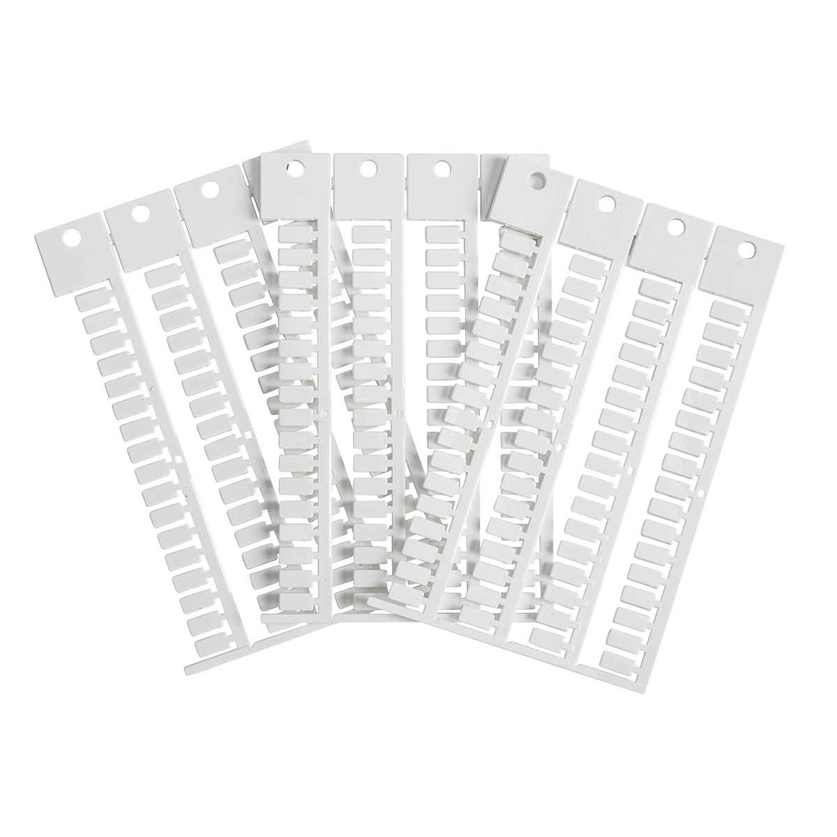 TAG BLK TERM 5MM B-236 POLYCARBONATE WHT