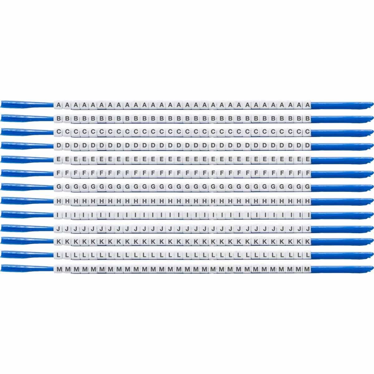 MARKER W 0.075 TO 0.087IN A TO M WHT NYL
