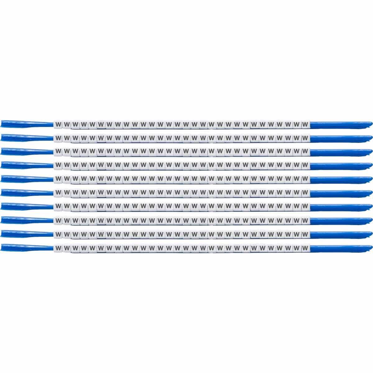 MARKER W 0.075 TO 0.087IN W BK ON WHT
